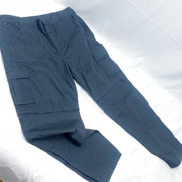 Men's All-Weather Hybrid Hiking Pants Zip Off Versatile Sports Bottoms Cargo - Picture 6 of 13